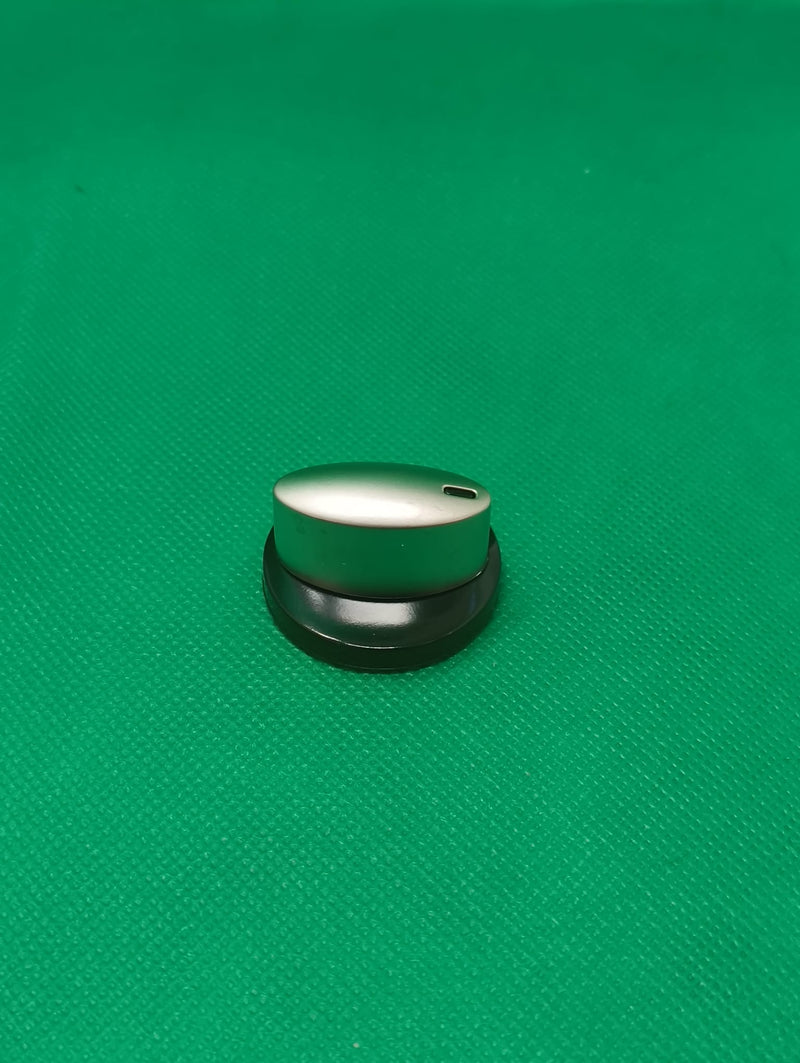 Manopola nero/cromo diametro 34 mm