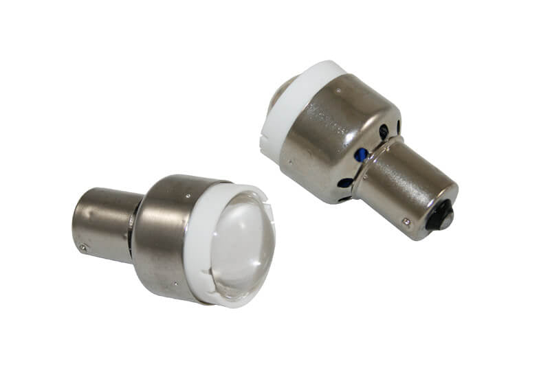 Luce di retromarcia a LED Park Safe BA15S con segnale di avvertimento - 140 lumen