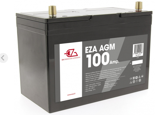 Batteria ausiliaria AGM 100Ah