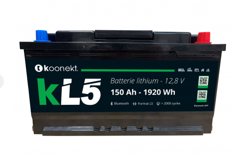 Batteria al litio compatta KL5 150 Ah