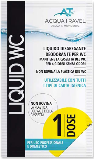 Liquido WC monodose - ACQUATRAVEL