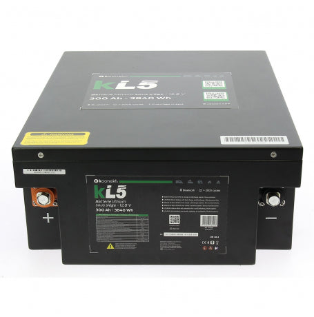 Batteria al litio compatta KL5 300 Ah con sistema di riscaldamento