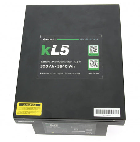 Batteria al litio compatta KL5 300 Ah con sistema di riscaldamento