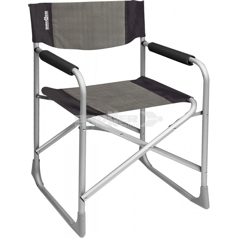 Sedia Captain (nero-grigio) - Brunner